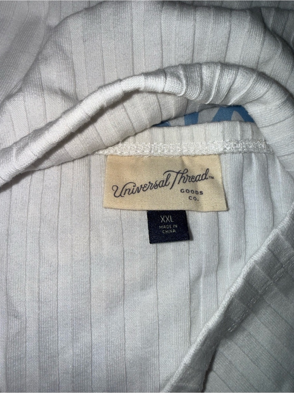 Universal Thread White Ribbed Tank Cami - Picture 2 of 2